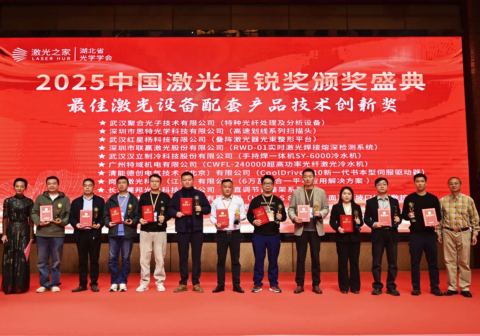 BEVICTOR伟德光学代表受邀领奖(左二) BEVICTOR伟德光学代表受邀领奖(左二)